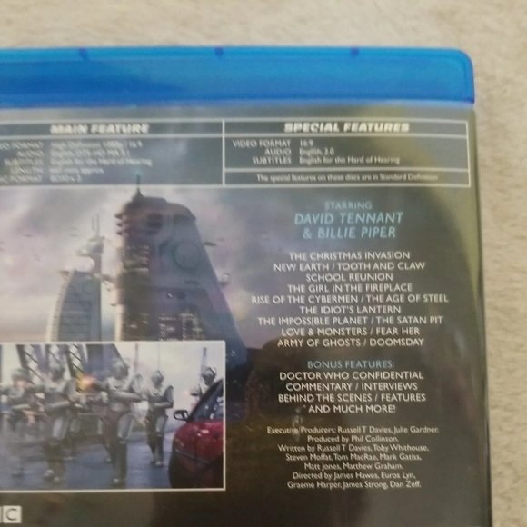 Doctor Who The Complete Second Series Blu-ray Disc 2016 3-Disc Set Nice! - Picture 5 of 5